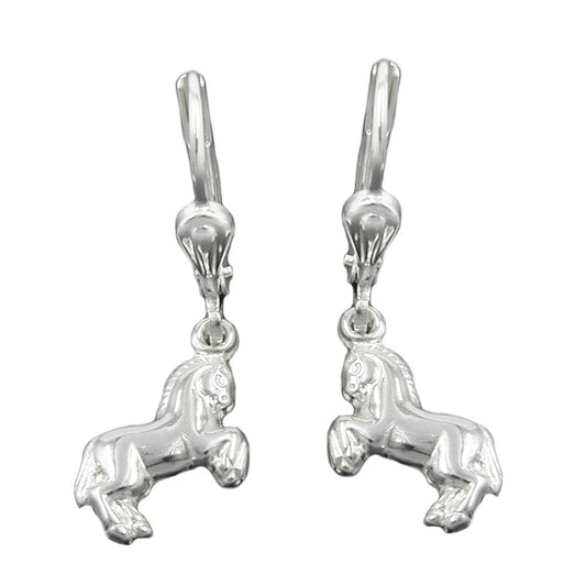 
Galopp – Pferde-Ohrhänger aus 925 Silber