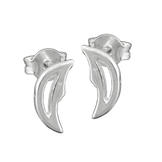 Dreaming Moon – Halbmond-Ohrstecker aus 925 Silber