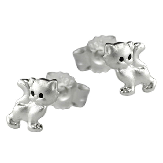 Cat Lover – Katzen-Ohrstecker aus 925 Silber