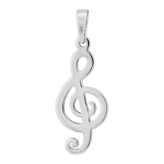 
Violinschlüssel – Anhänger aus 925 Silber