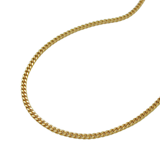 Kette 1mm Panzerkette 9Kt GOLD 40cm